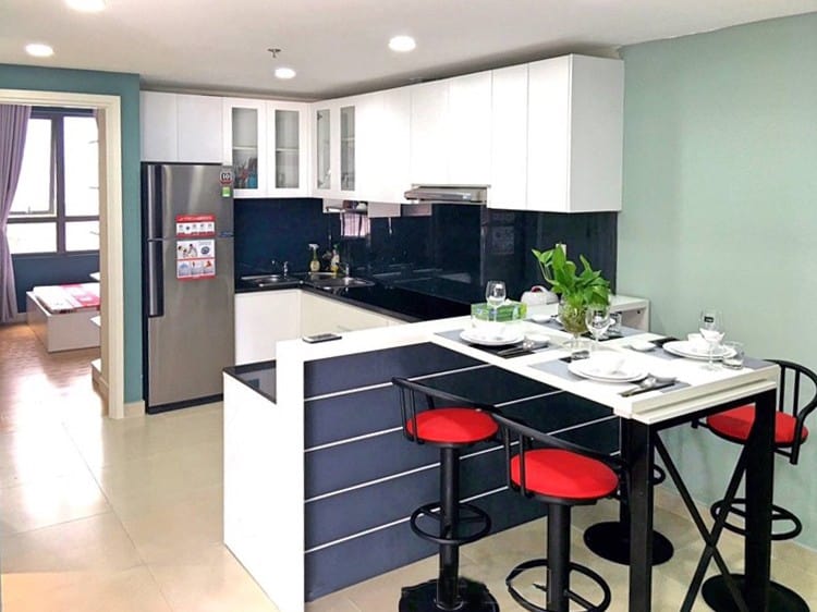 Furnished Two Beds Masteri Thao Dien With Reasonable Rental