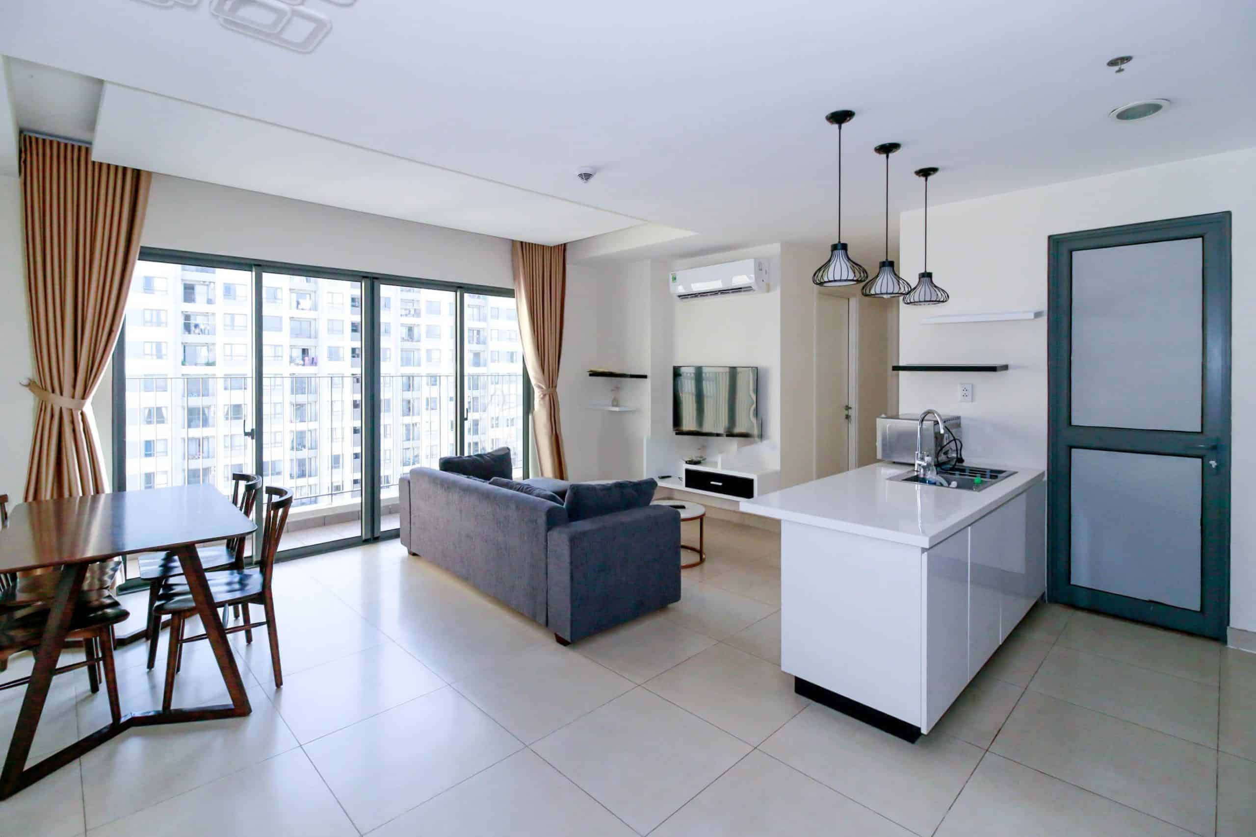 Spacious 2 Bedrooms High Floor In Masteri Thao Dien For Rent