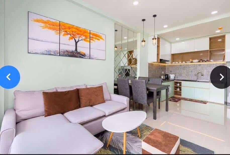 High Floor (28) Furnished 2 Bedrooms Sun Avenue Apartment For Rent