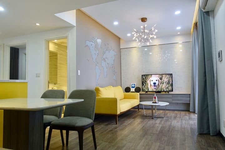 Masteri Tower 2 Middle Floor Fully Furnished Two Bedrooms For Rent