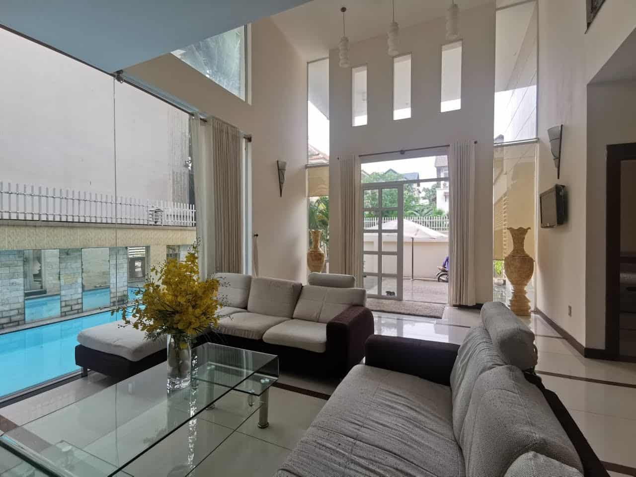 Huge Villa In Fideco Compound Thao Dien For Rent