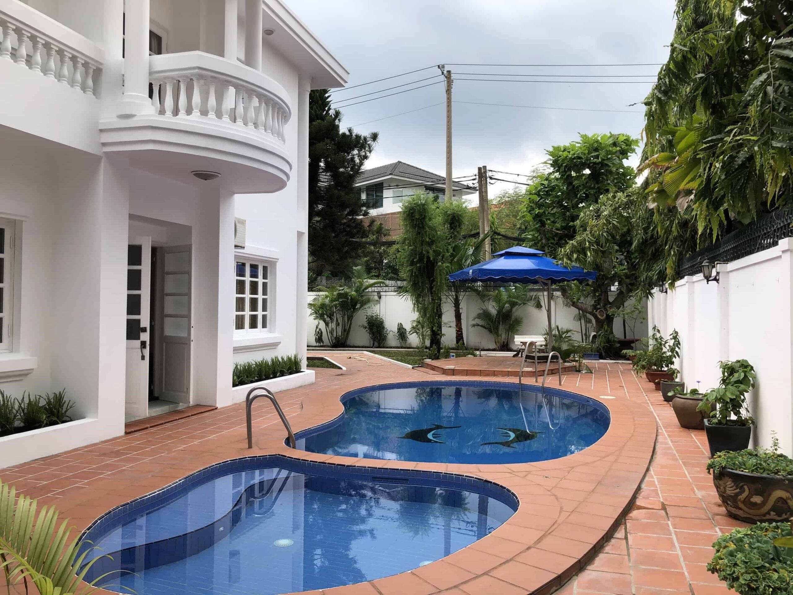 Unfurnished Colonial Style Villa In Nguyen U Di Thao Dien