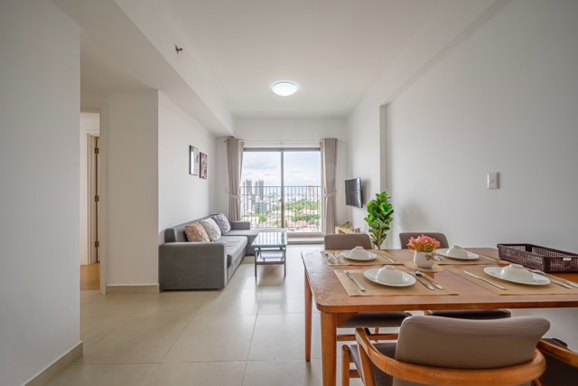 Lovely Furniture Masteri Thao Dien 02 Bedrooms For Rent MD271