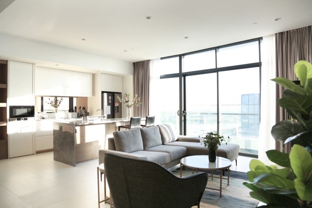 Luxurious 03 Bedrooms High Floor Unit In City Garden For Rent