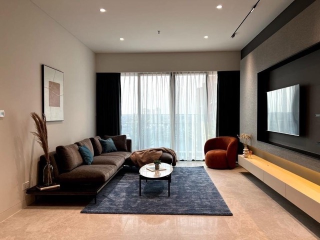 Middle Floor 03 Beds The River Thu Thiem Apartment RT095