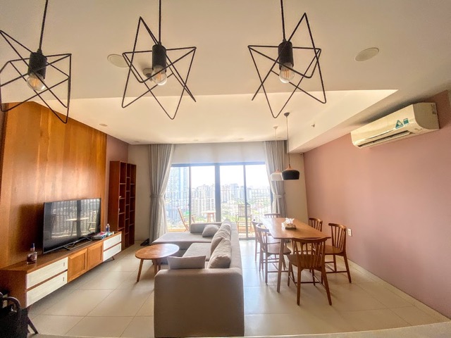 Masteri Thao Dien 03 Bedrooms Unit With City View For Rent MD502