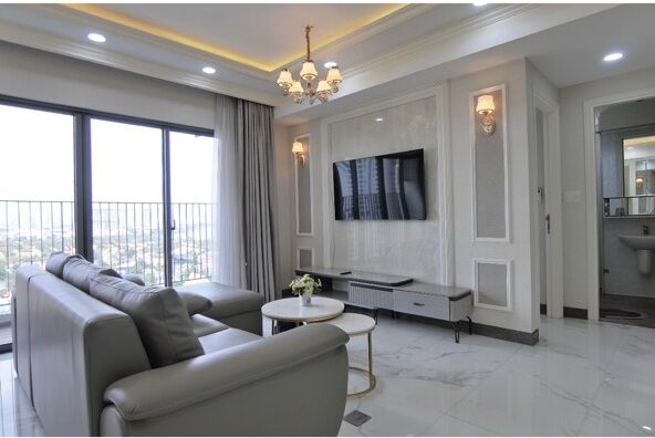 Modern 03 Bedrooms Apartment Masteri Thao Dien For Rent MD479