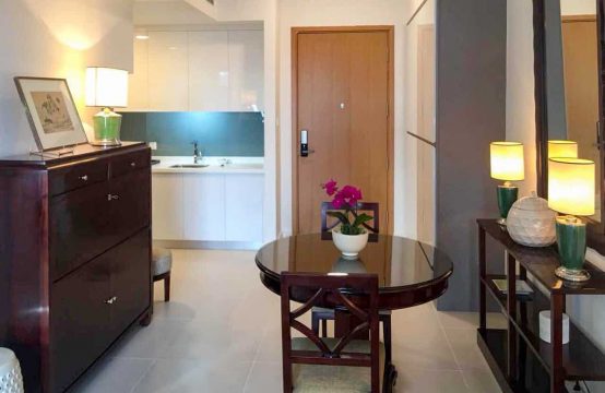 01 Beds Flat In Gateway Thao Dien For Lease, Wooden Furniture.