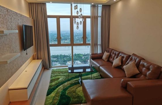 Charming High Floor 2 Beds Apartment Facing To Saigon River At Vista An Phu
